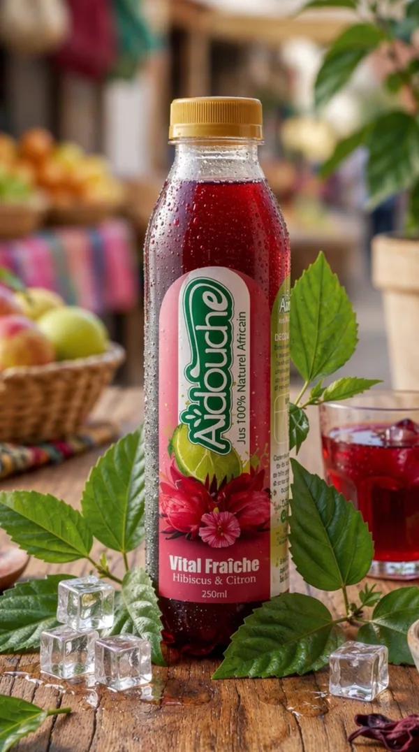 Jus Vital Fraîche à hibiscus AÏDOUCHE