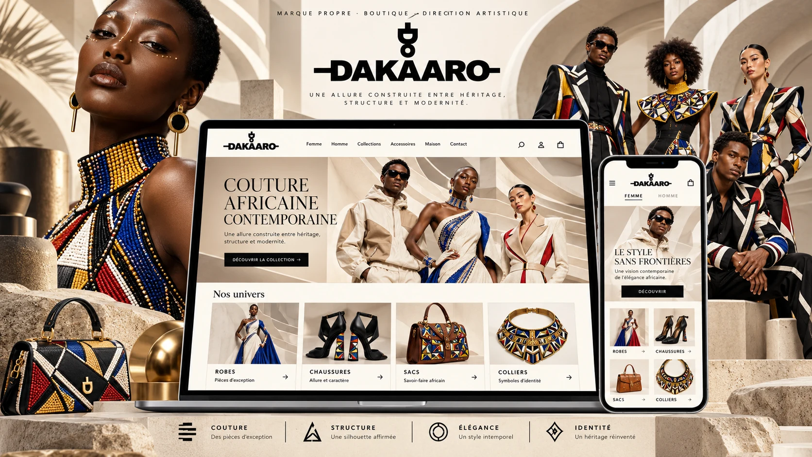 DAKAARO : boutique de mode aux motifs Ndebele