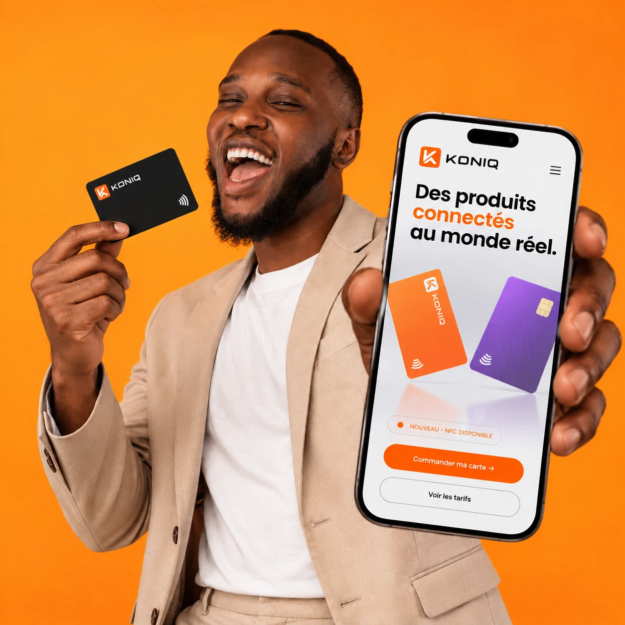 Carte KONIQ et son application sur smartphone