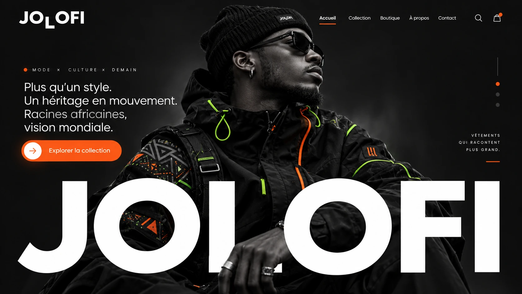 Site Jolofi conçu par SENTEKIA