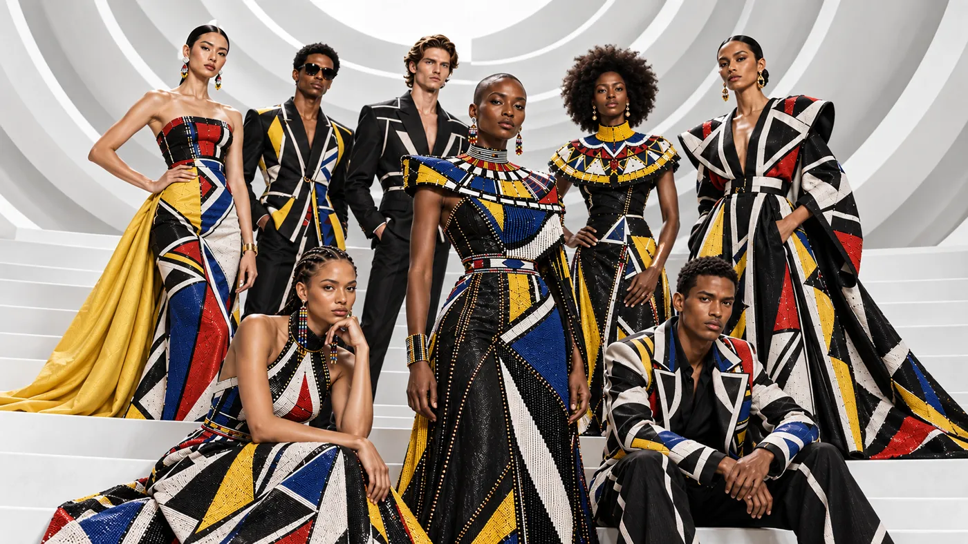 Affiche DAKAARO, silhouettes de la collection